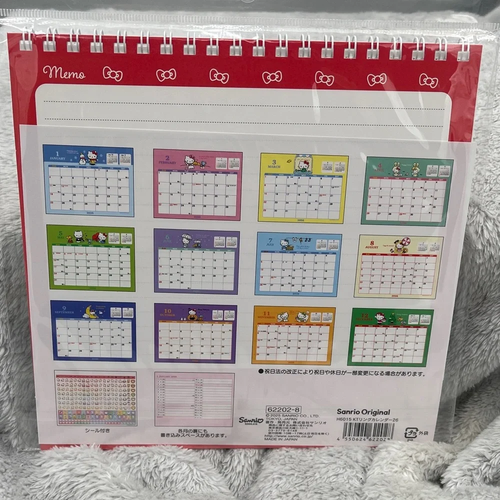 Hello Kitty Red 2026 calendar